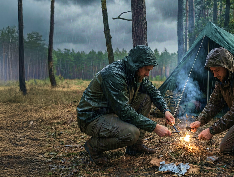 How to Light a Campfire in the Rain (A Step-by-Step Guide)