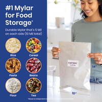 1 Gallon Mylar Bags with Oxygen Absorbers thumbnail