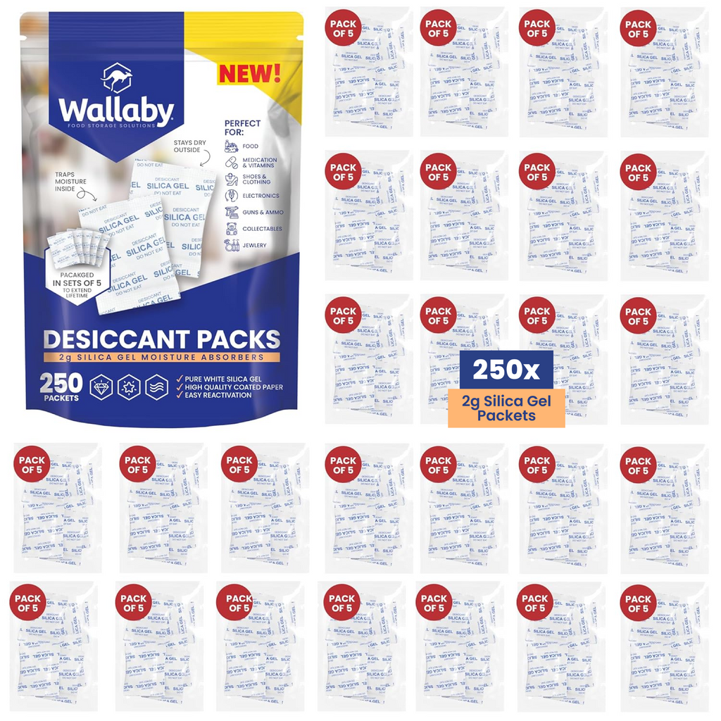 Silica Gel Desiccant Packets & Bags