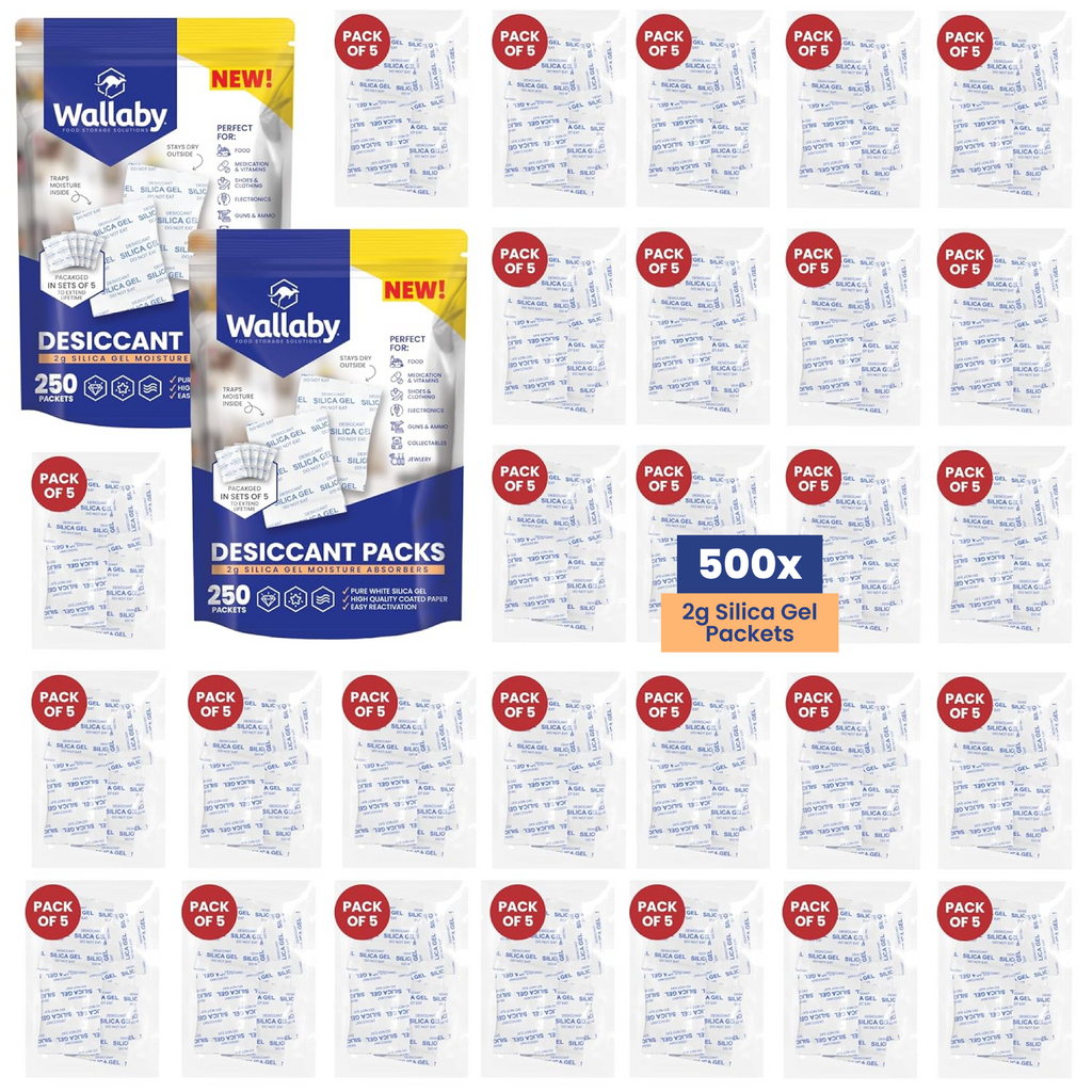 Silica Gel Desiccant Packets & Bags