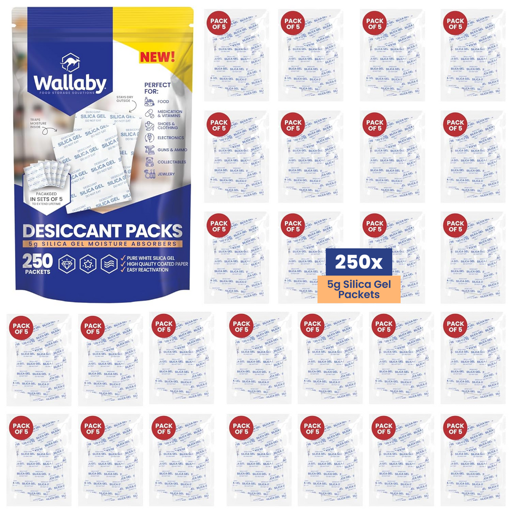 Silica Gel Desiccant Packets & Bags