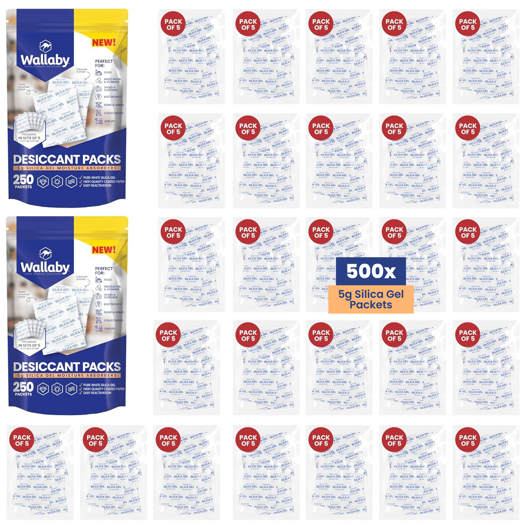 Silica Gel Desiccant Packets & Bags