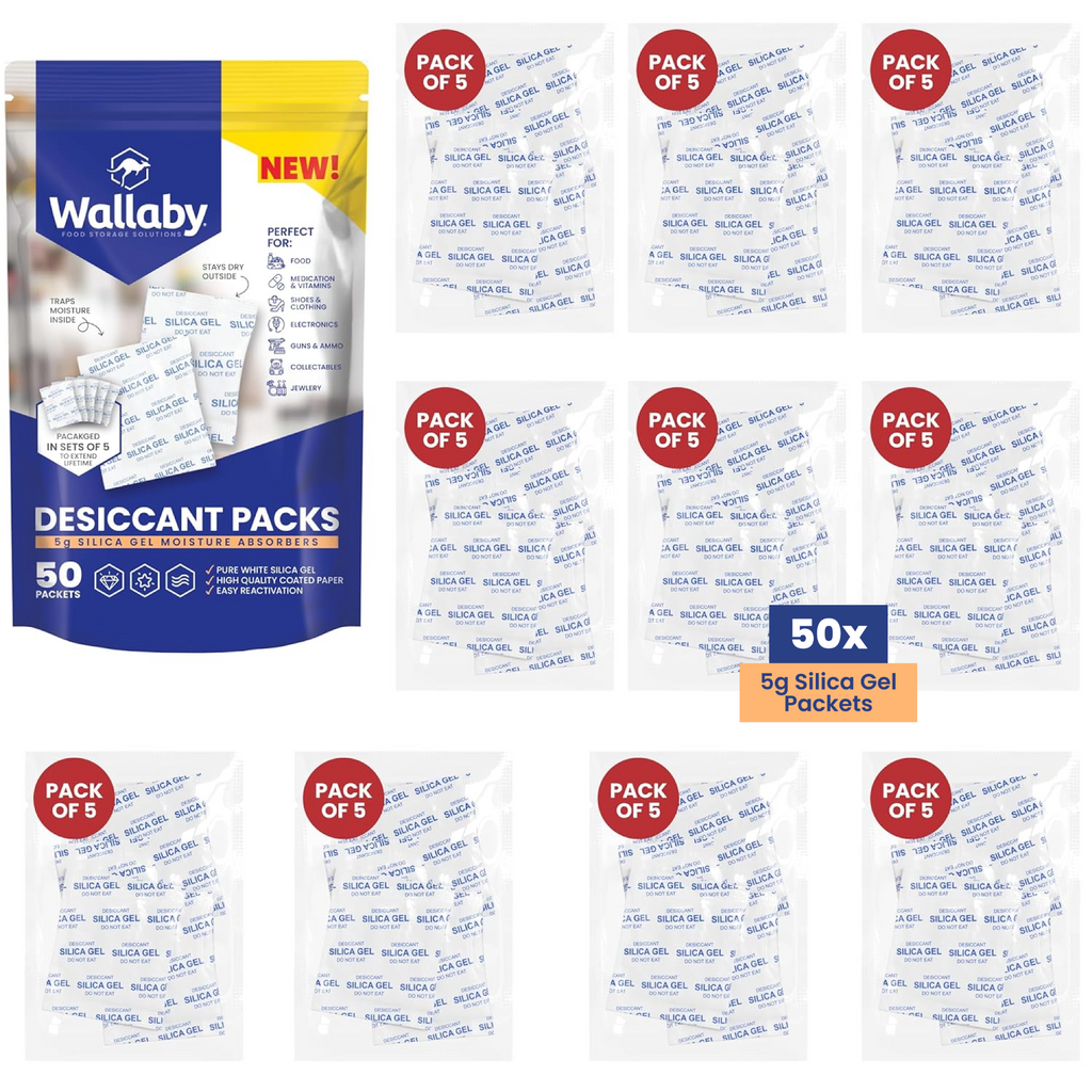 Silica Gel Desiccant Packets & Bags