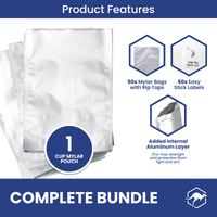 Mylar Bags with Sticker Labels thumbnail