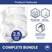 Mylar Bags with Sticker Labels thumbnail