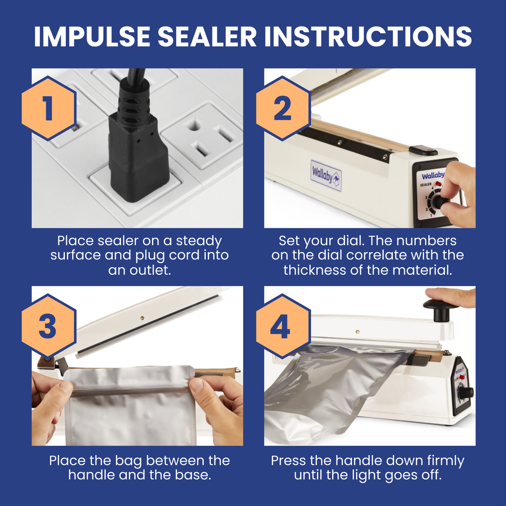 Mylar Bag Impulse Sealer