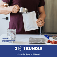 Mylar Bags with Sticker Labels thumbnail