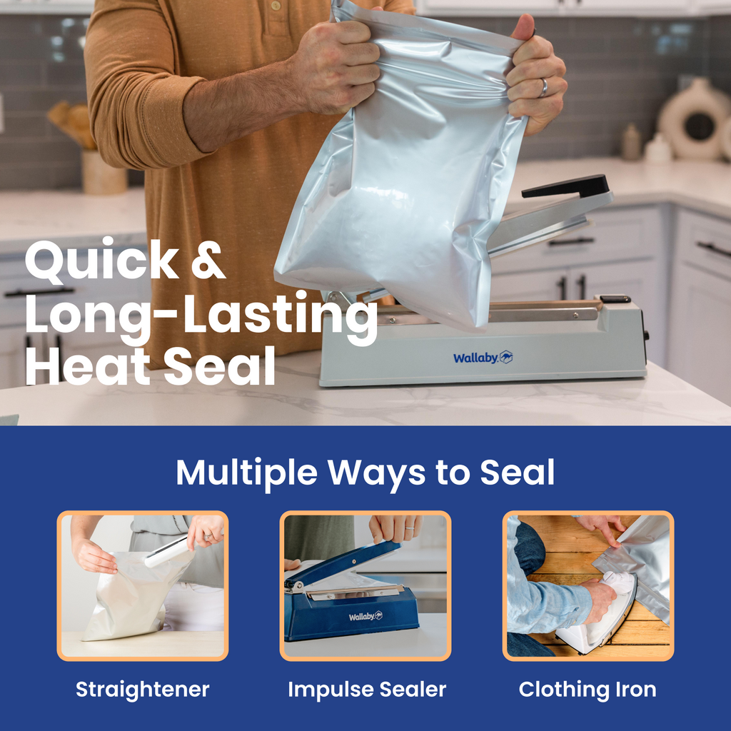 1 Gallon Mylar Bags with Oxygen Absorbers
