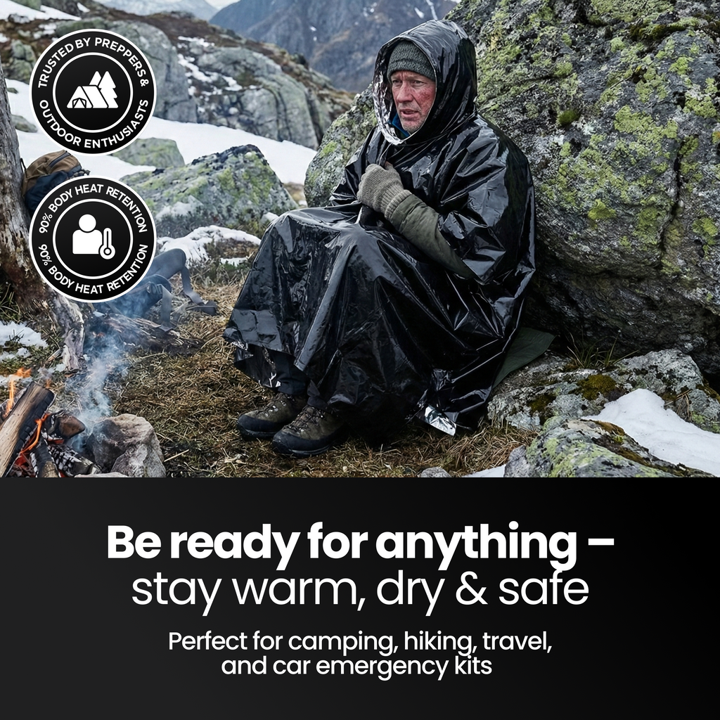 Emergency Mylar Poncho