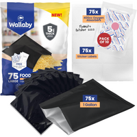 1 Gallon Mylar Bags with Oxygen Absorbers thumbnail