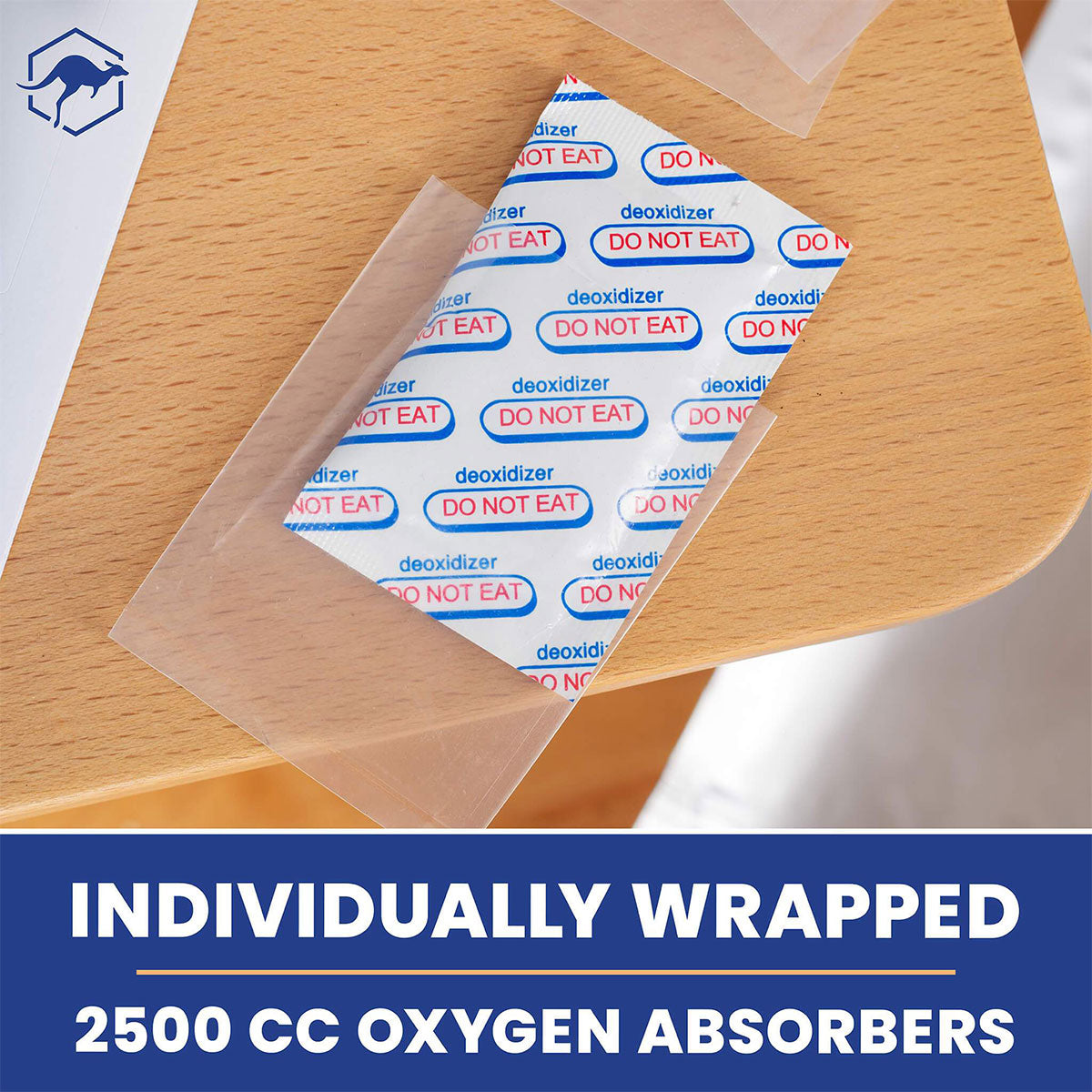 5 Gallon Mylar Zipper Bags for Food Storage with Oxygen Absorbers