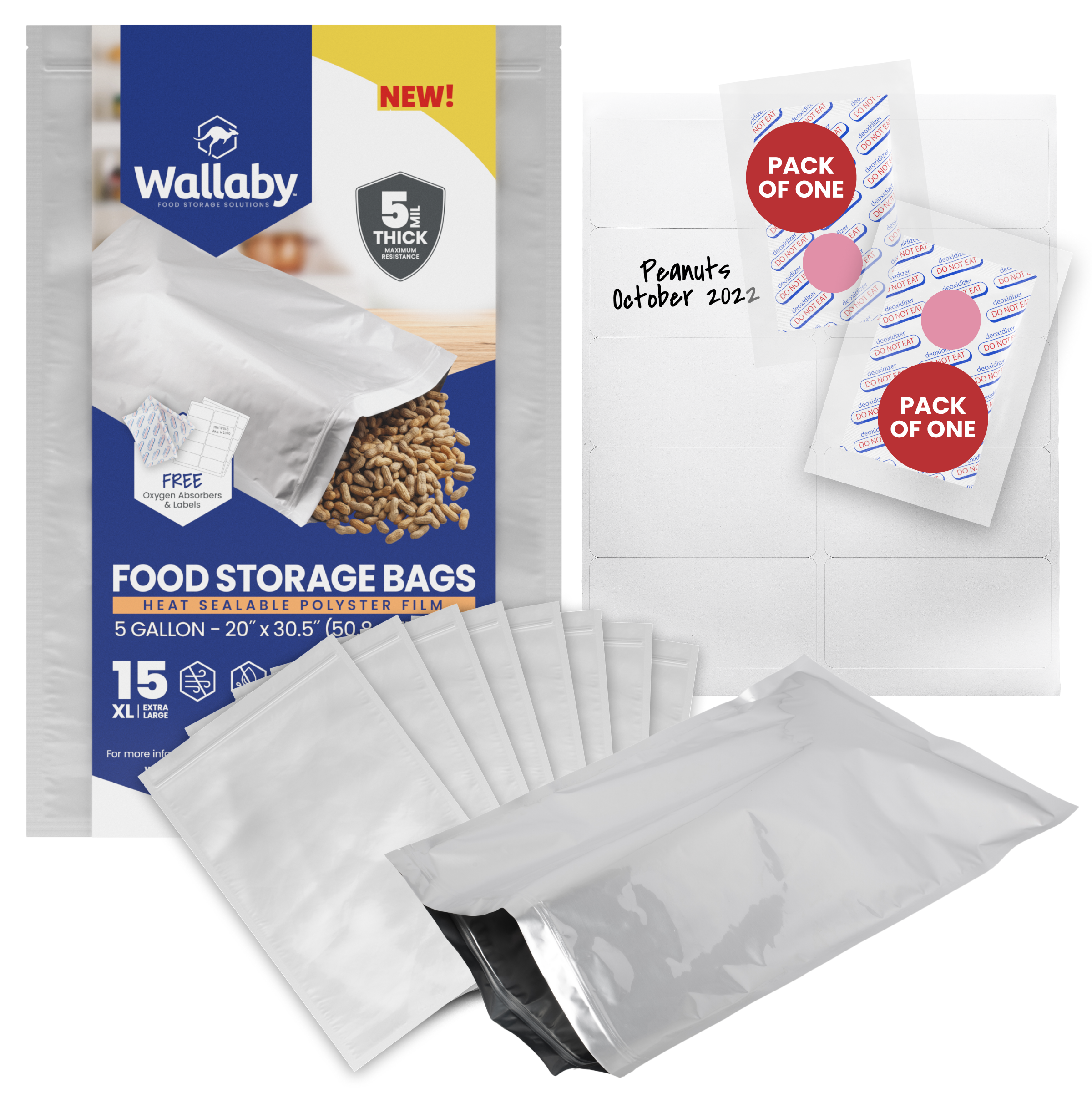 Food Storage for Long Term: Vacuum Sealers, Mylar Bags and Oxygen Absorbers  - Preparing for shtf